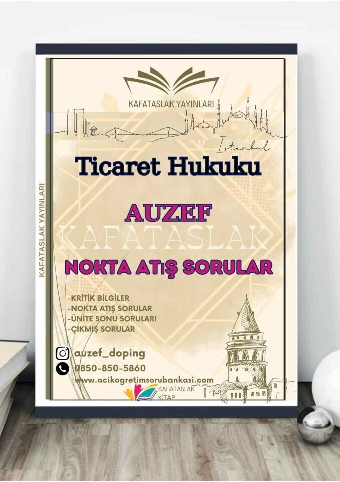 Ticaret Hukuku AUZEF İstanbul Üniversitesi Kafataslak Yayınları(Kopya)
