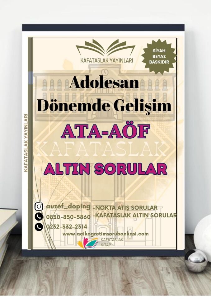 Adolesan Dönemde Gelişim - Soru Bankası ATA-AÖF