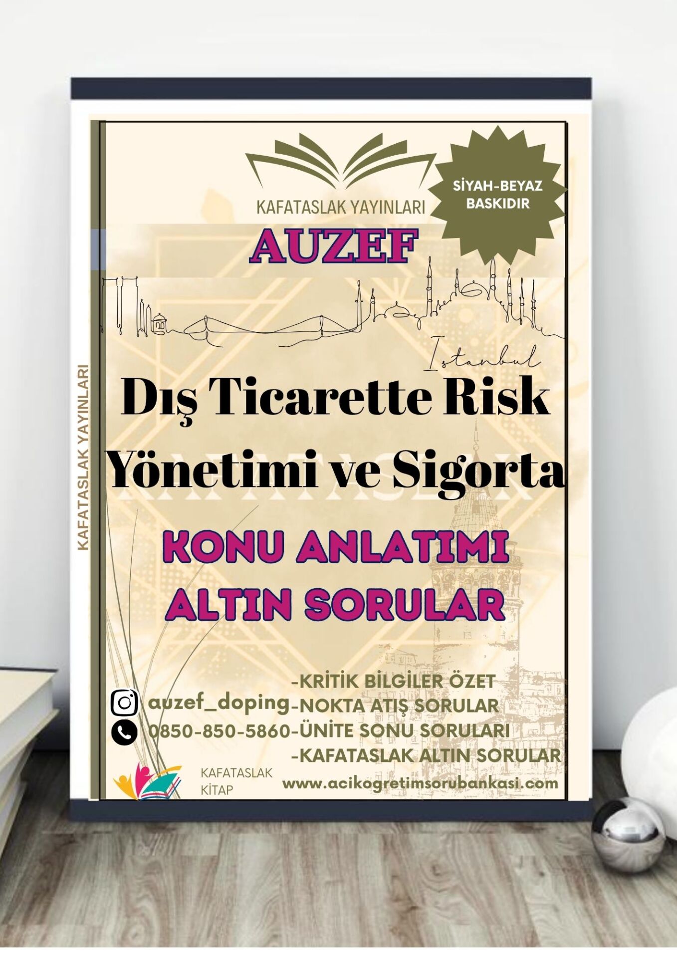 Dış Ticarette Risk Yönetimi ve Sigorta AUZEF Kafataslak Yayınları