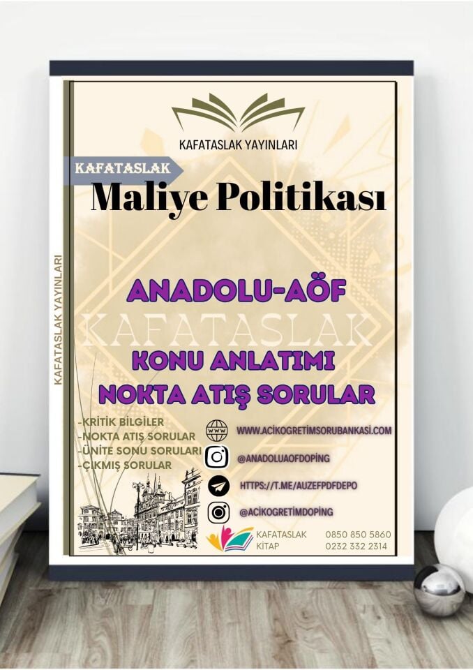 Maliye Politikası ANADOLU AÖF