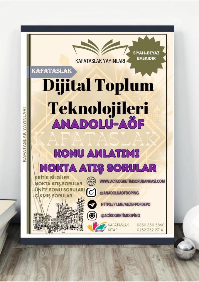 Dijital Toplum Teknolojileri ANADOLU AÖF