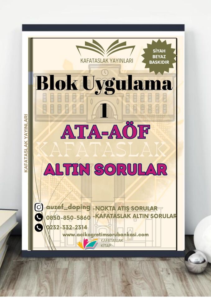 Blok Uygulama 1 - Soru Bankası ATA-AÖF