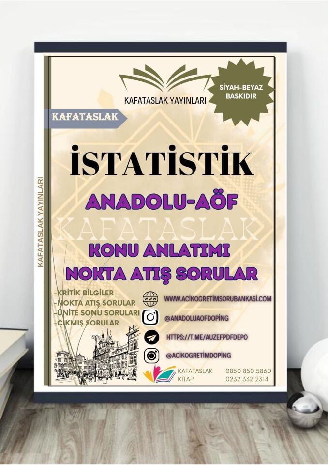 İSTATİSTİK ANADOLU AÖF