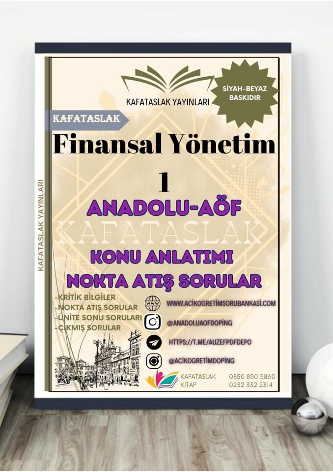 Finansal Yönetim 1 ANADOLU AÖF