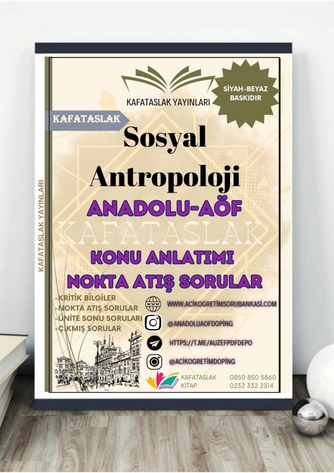 Sosyal Antropoloji ANADOLU AÖF