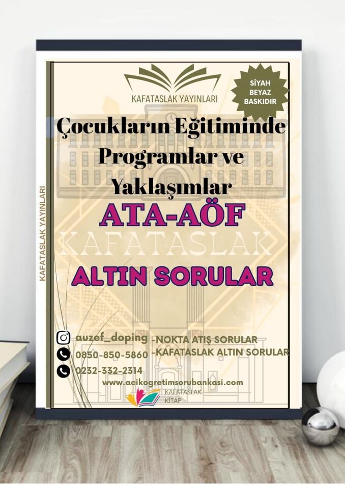 Çocukların Eğitiminde Programlar ve Yaklaşımlar - Soru Bankası