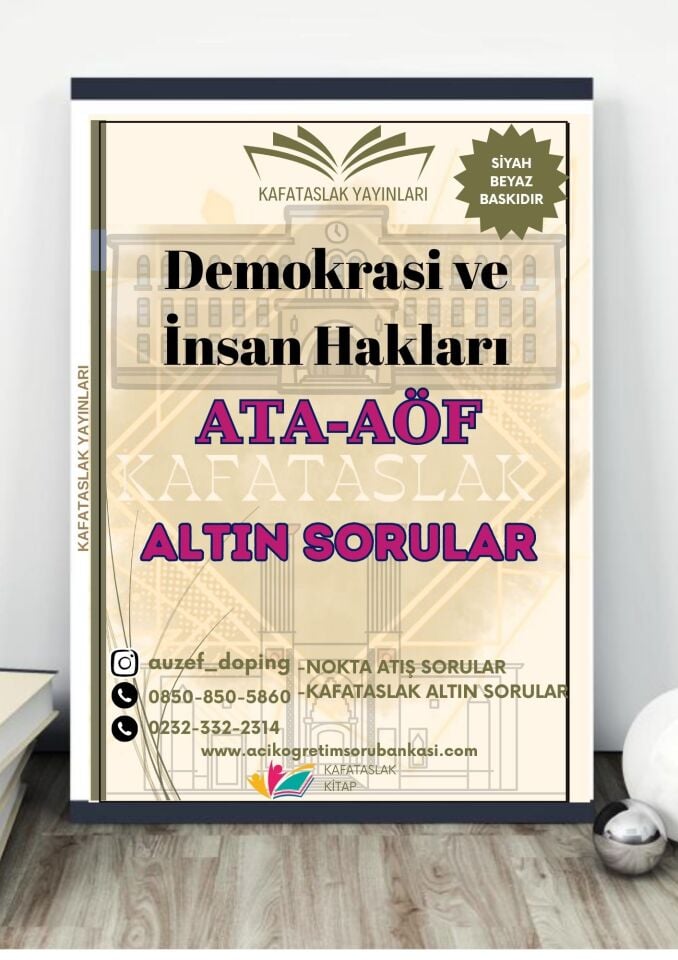 Demokrasi ve İnsan Hakları - Soru Bankası ATA-AÖF