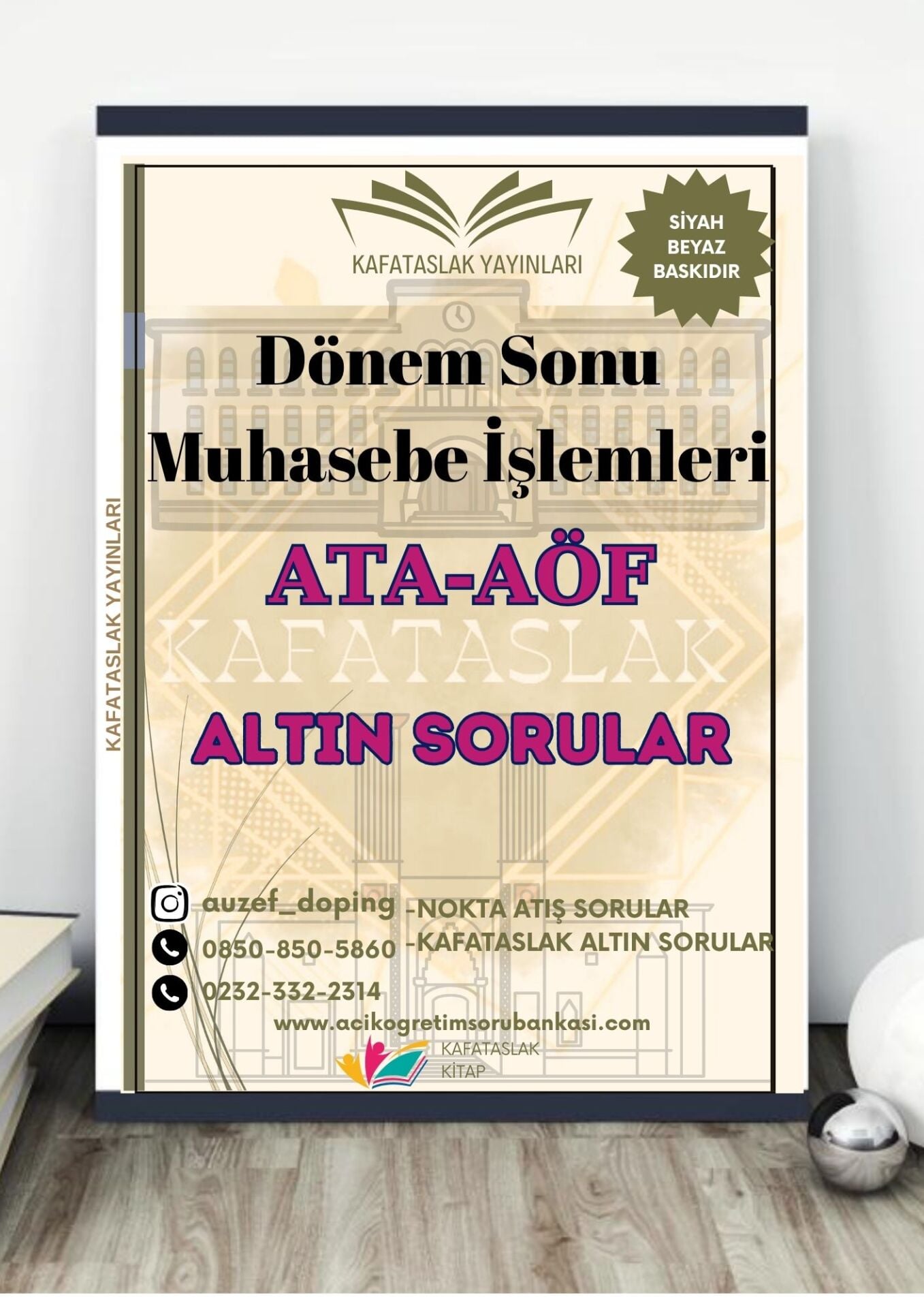 Dönem Sonu Muhasebe İşlemleri - Soru Bankası ATA-AÖF