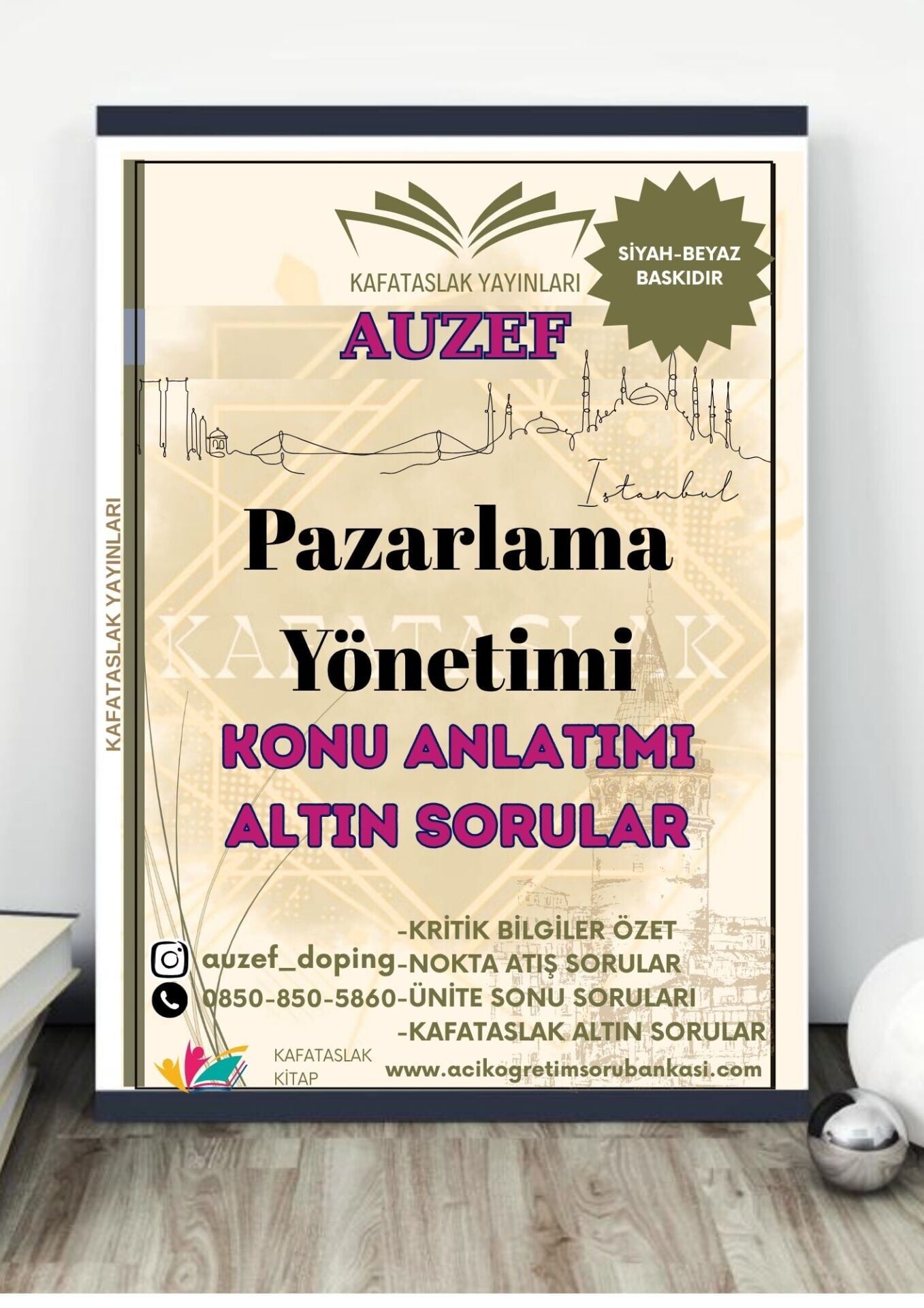 Pazarlama Yönetimi (Perakende Satış ve Mağaza Yönetimi Ön Lisans) AUZEF İstanbul Üniversitesi (VİZE)