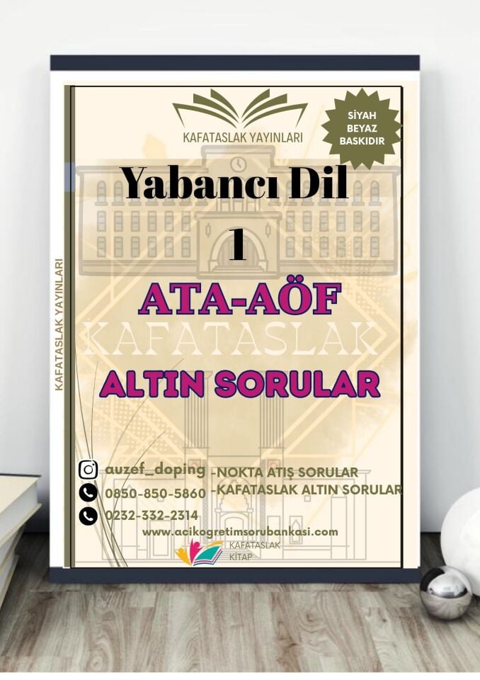Yabancı Dil 1 - Soru Bankası ATA-AÖF