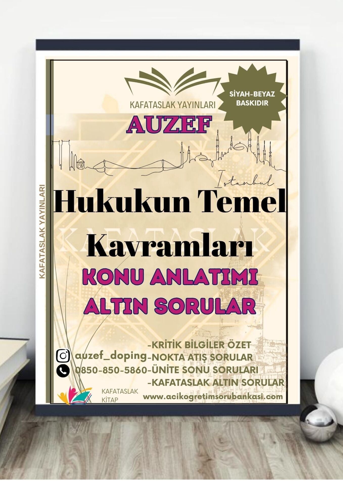 Hukukun Temel Kavramları (İnsan Kaynakları Yönetimi Lisans) AUZEF İstanbul Üniversitesi (VİZE)