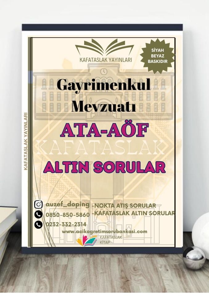 Gayrimenkul Mevzuatı - Soru Bankası ATA-AÖF