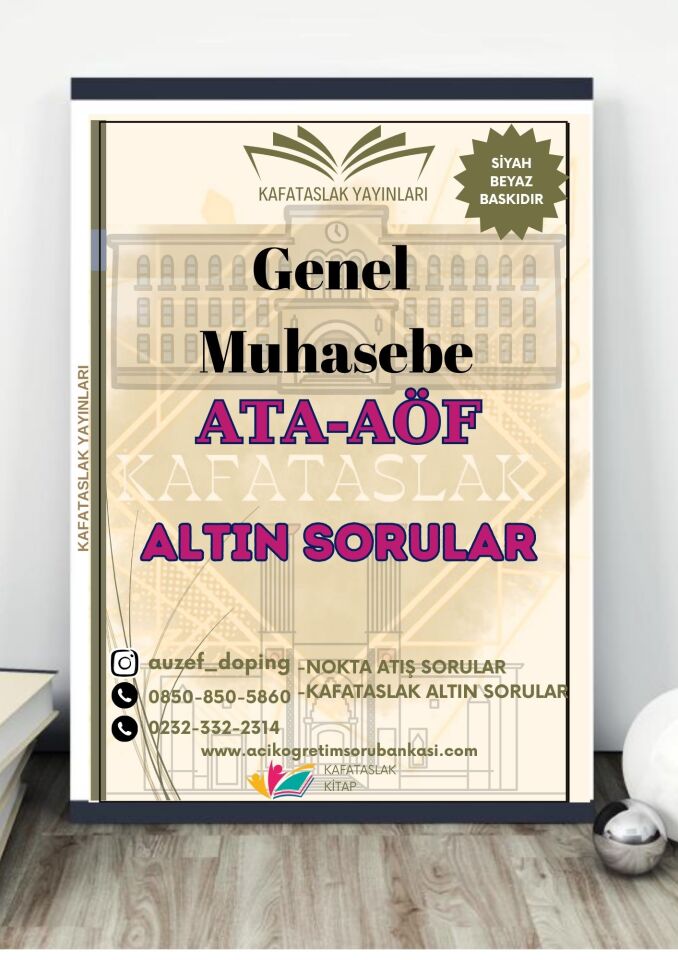 Genel Muhasebe - Soru Bankası ATA-AÖF