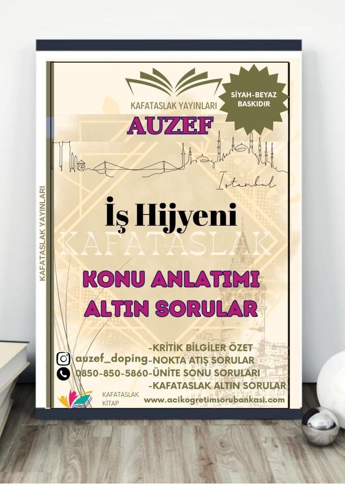 İş Hijyeni (İş Sağlığı ve Güvenliği Ön Lisans) AUZEF İstanbul Üniversitesi (VİZE)