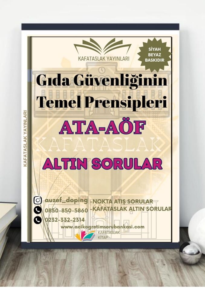 Gıda Güvenliğinin Temel Prensipleri - Soru Bankası ATA-AÖF