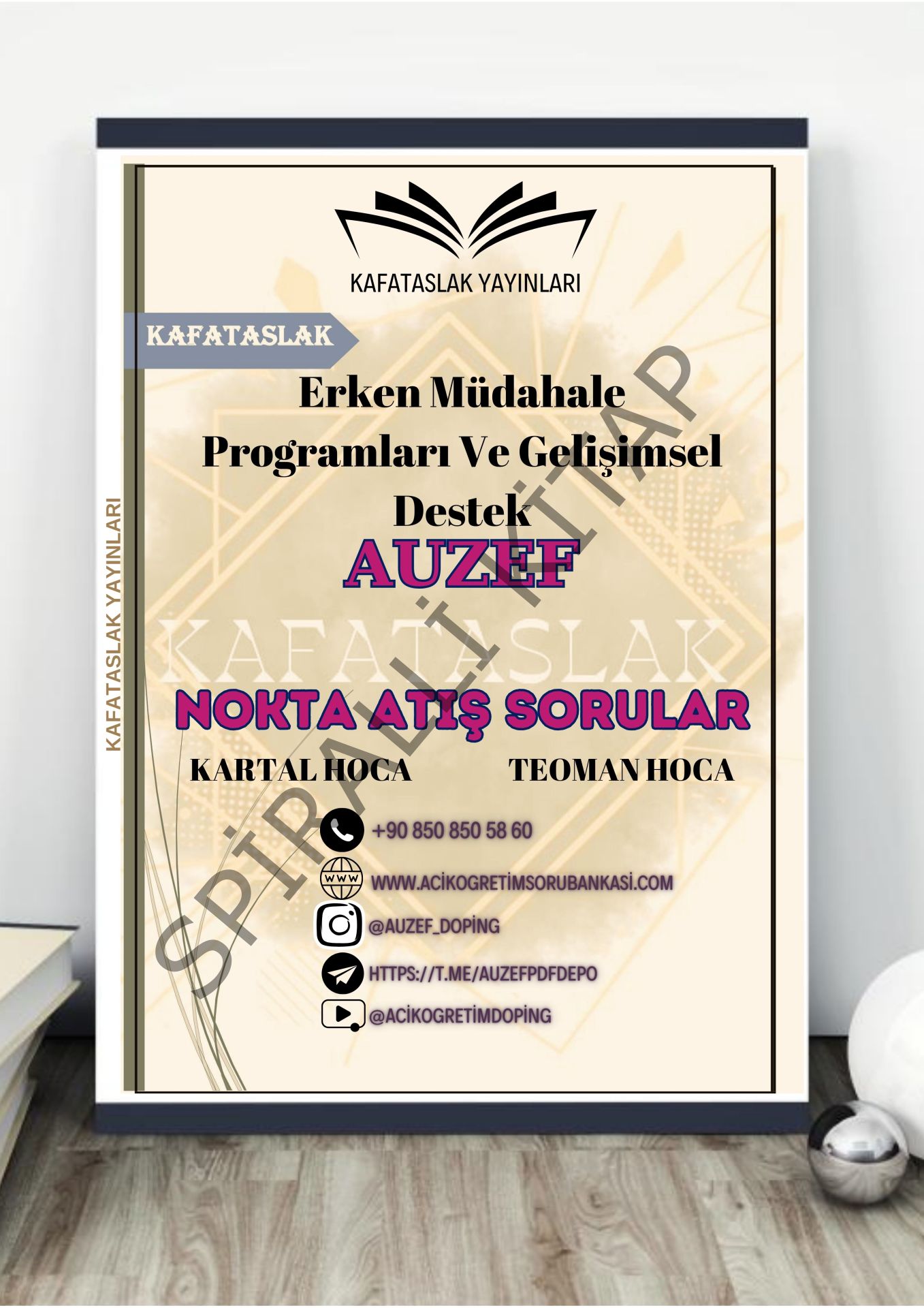 Erken Müdahale Programları Ve Gelişimsel Destek  AUZEF İstanbul Üniversitesi Nokta Atışı Sorular Kafataslak Yayınları