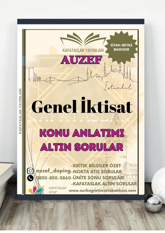 Genel İktisat (Sağlık Kurumları İşletmeciliği Ön Lisans) AUZEF İstanbul Üniversitesi (VİZE)