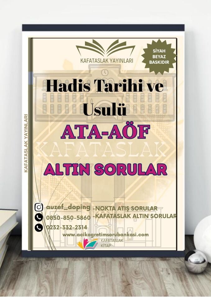 Hadis Tarihi ve Usulü - Soru Bankası ATA-AÖF