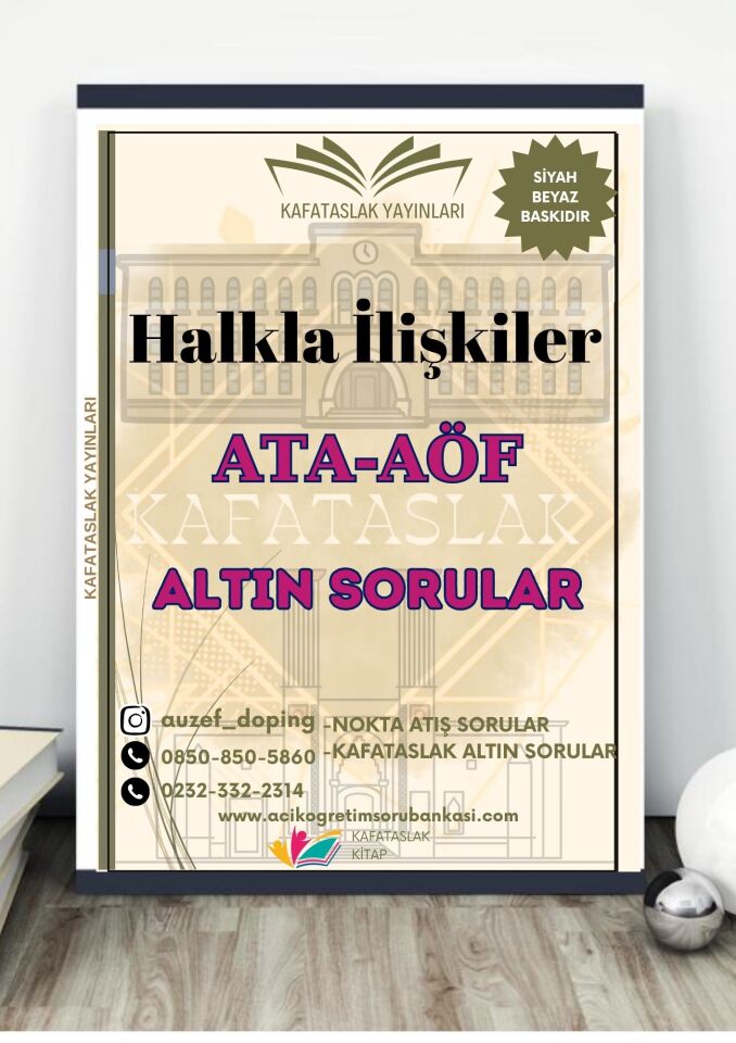 Halkla İlişkiler - Soru Bankası ATA-AÖF
