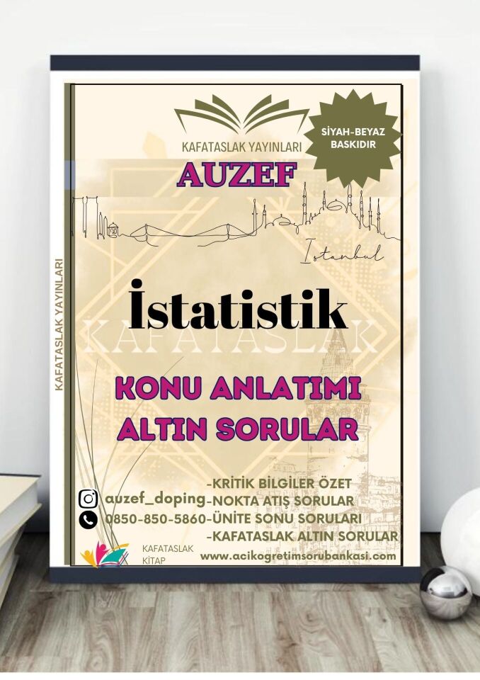 İstatistik (İnsan Kaynakları Yönetimi Lisans) AUZEF İstanbul Üniversitesi (VİZE)