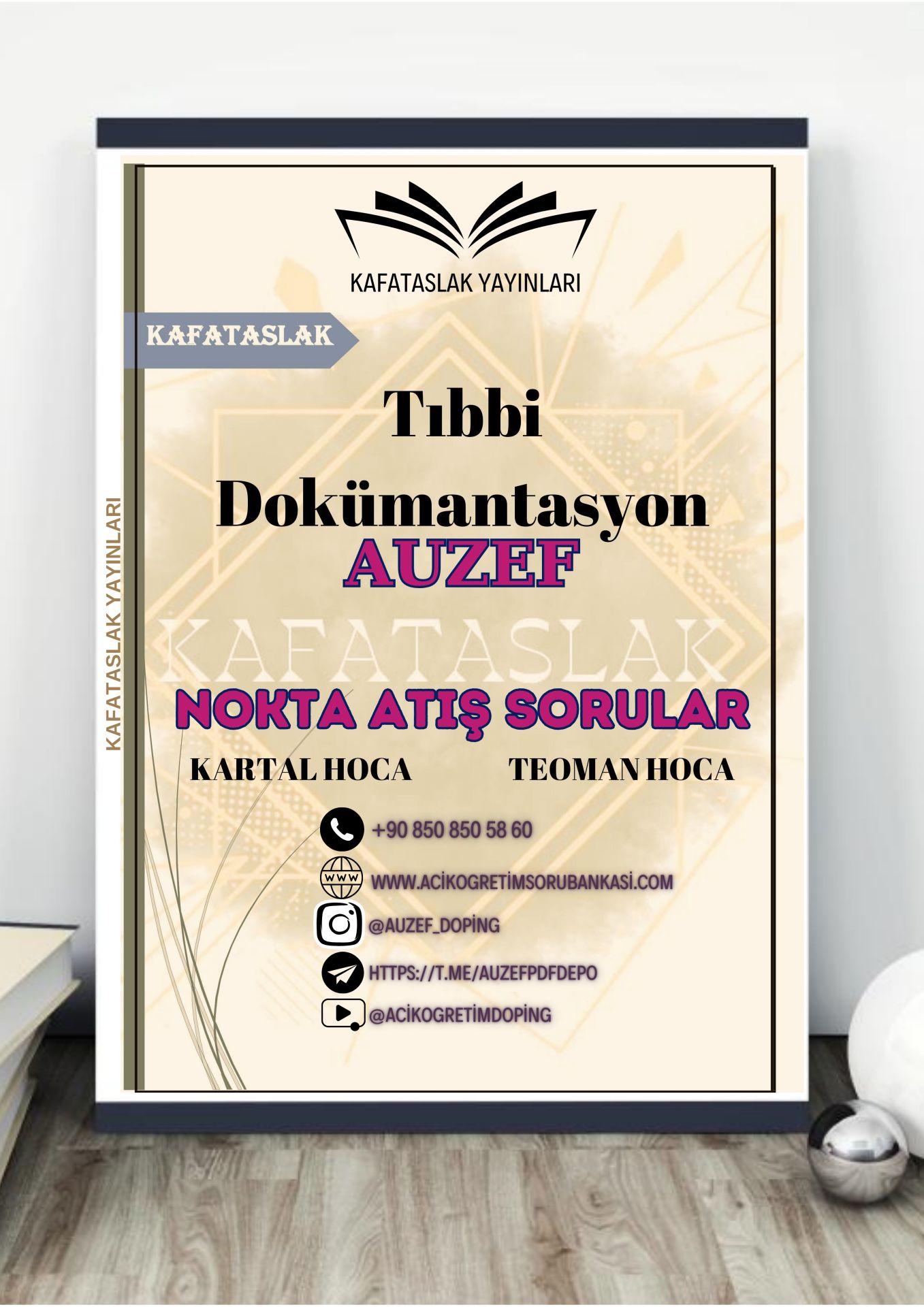 Tıbbi Dokümantasyon AUZEF İstanbul Üniversitesi Nokta Atışı Sorular Kafataslak Yayınları