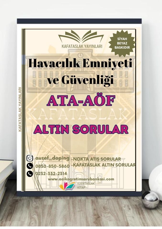 Havacılık Emniyeti ve Güvenliği - Soru Bankası ATA-AÖF
