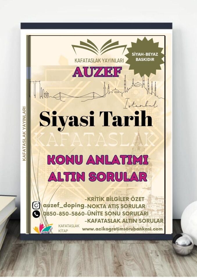 Siyasi Tarih (Siyaset Bilimi ve Uluslararası İlişkiler Lisans) AUZEF İstanbul Üniversitesi (VİZE)