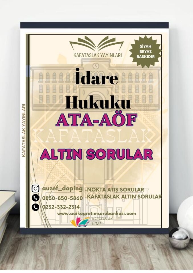 İdare Hukuku - Soru Bankası ATA-AÖF