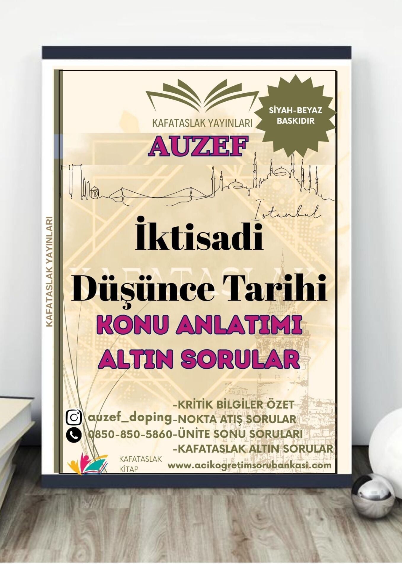 İktisadi Düşünce Tarihi (İktisat Lisans) AUZEF İstanbul Üniversitesi (VİZE)