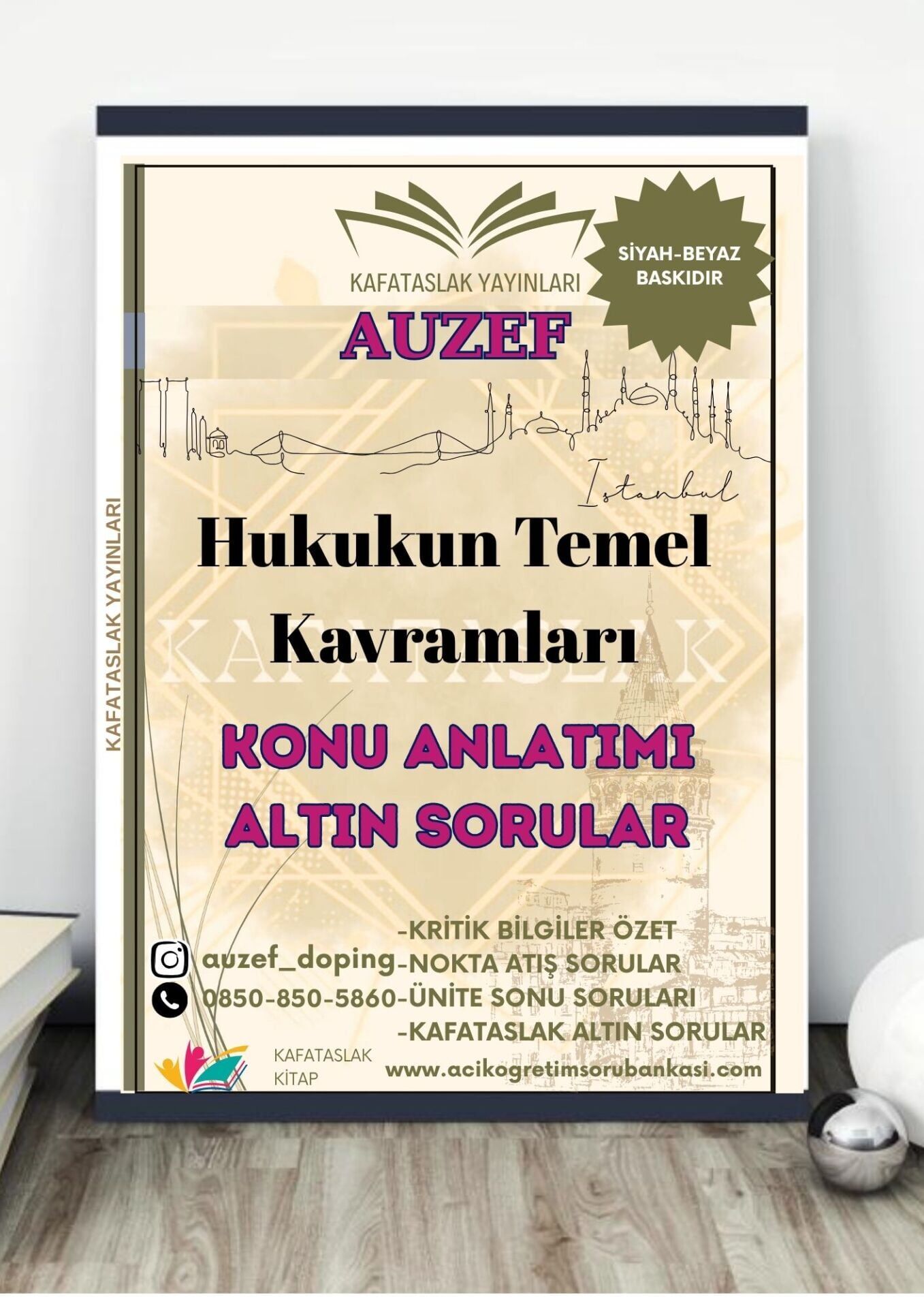 Hukukun Temel Kavramları (Uluslararası Ticaret ve Lojistik Lisans) AUZEF İstanbul Üniversitesi (VİZE)