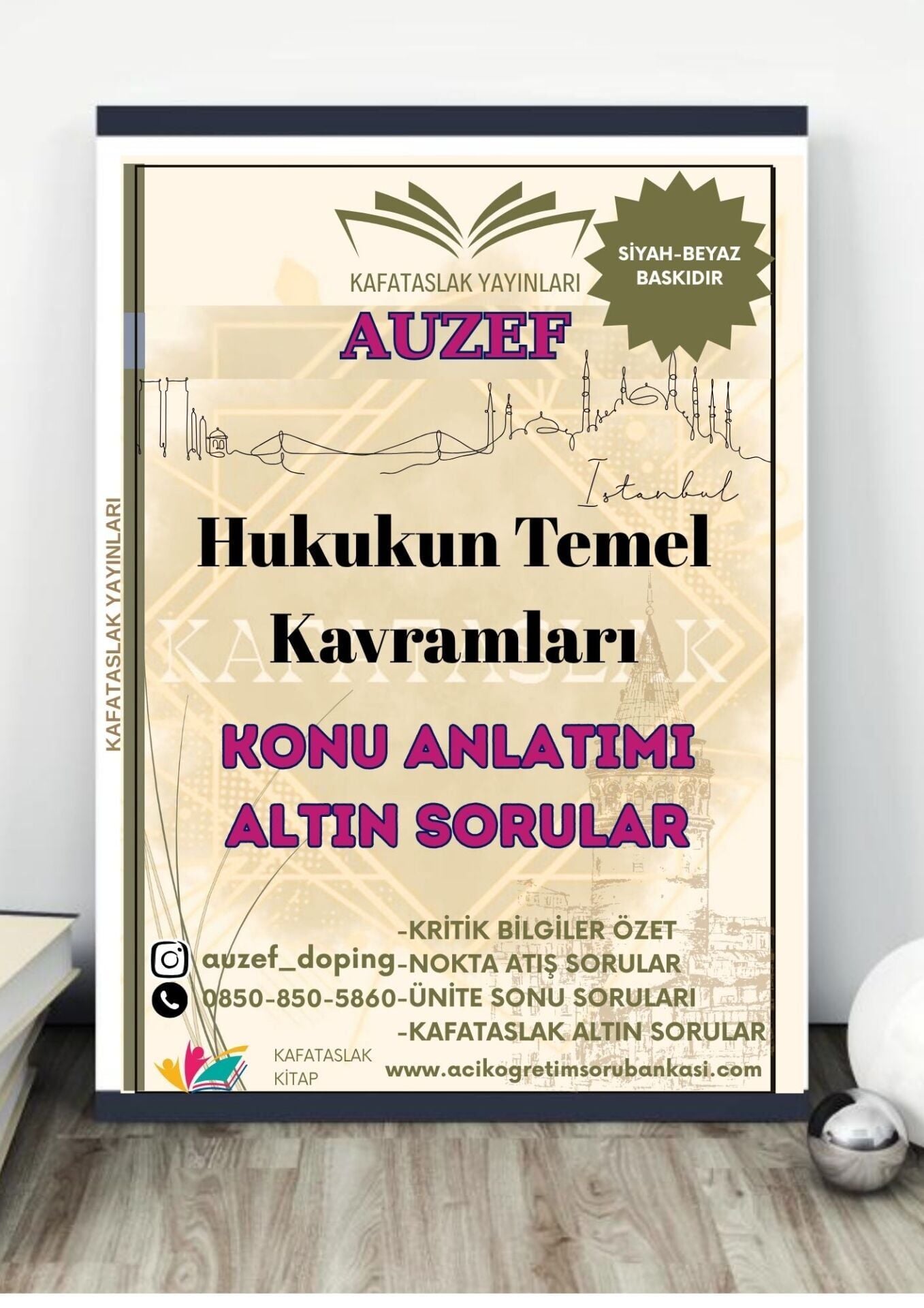 Hukukun Temel Kavramları (İşletme Yönetimi) AUZEF İstanbul Üniversitesi (VİZE)