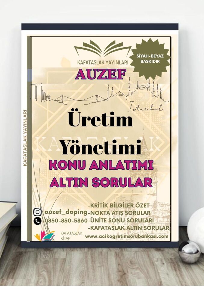 Üretim Yönetimi (İşletme Lisans) AUZEF İstanbul Üniversitesi (VİZE)