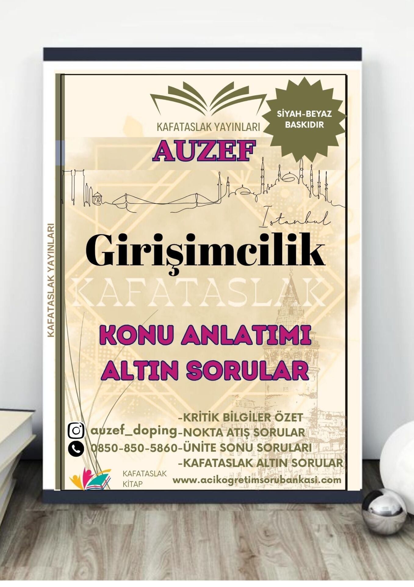 Girişimcilik (işletme bölümü için) (İşletme Yönetimi) AUZEF İstanbul Üniversitesi (VİZE)
