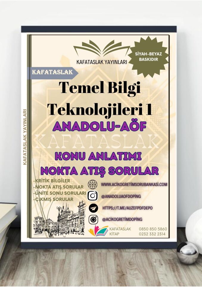 Temel Bilgi Teknolojileri 1 ANADOLU AÖF