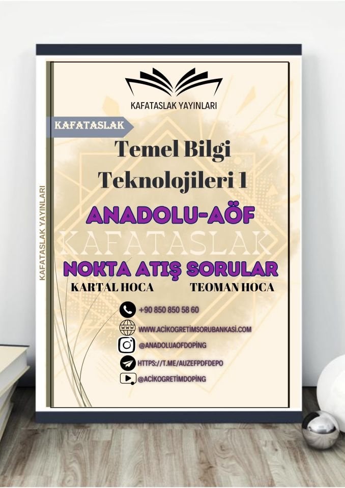 Temel Bilgi Teknolojileri 1 ANADOLU AÖF