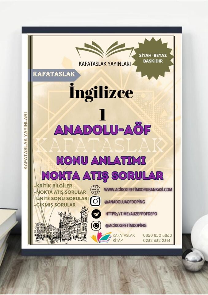 İngilizce 1 Anadolu AÖF