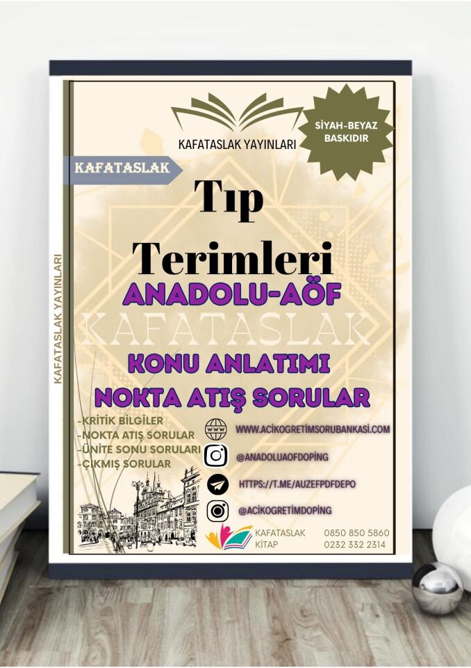 Tıp Terimleri ANADOLU AÖF