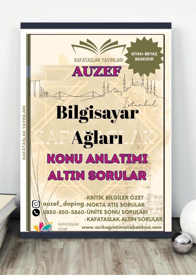 Bilgisayar Ağları (Yönetim Bilişim Sistemleri Lisans) AUZEF İstanbul Üniversitesi (VİZE)