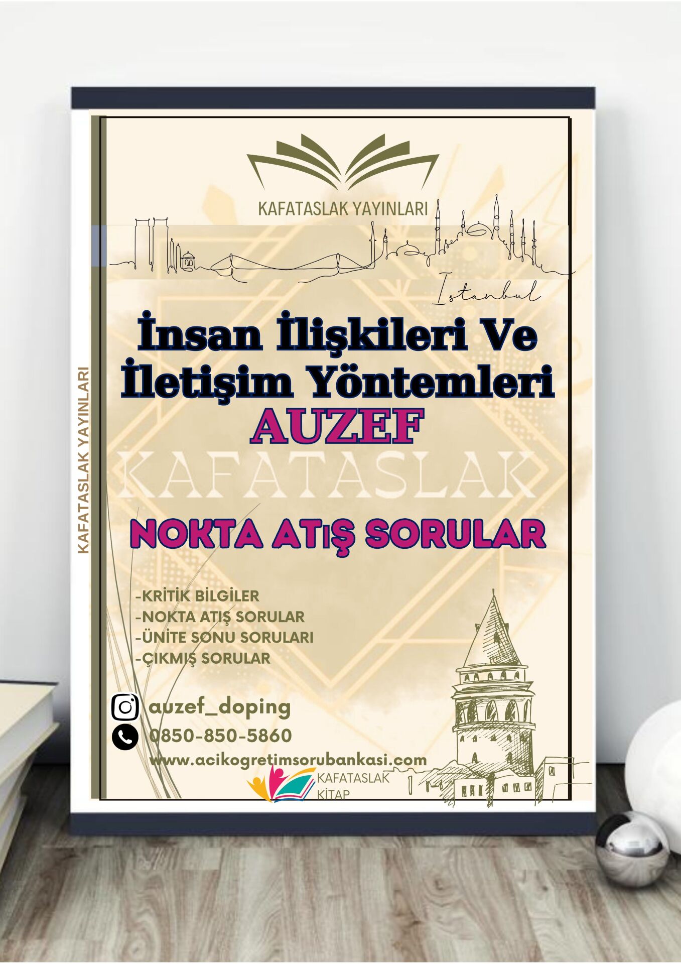 İnsan İlişkileri Ve İletişim Yöntemleri AUZEF İstanbul Üniversitesi Nokta Atışı Sorular Kafataslak Yayınları