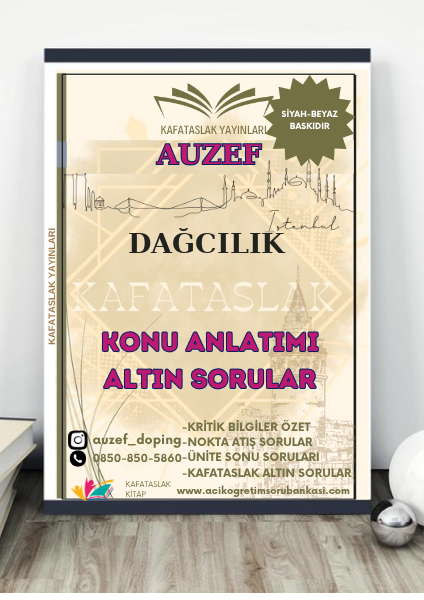 Dağcılık AUZEF İstanbul Üniversitesi (VİZE)