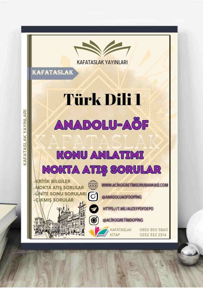 Türk Dili 1 ANADOLU AÖF