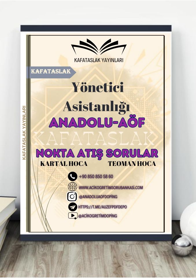 Yönetici Asistanlığı  ANADOLU AÖF
