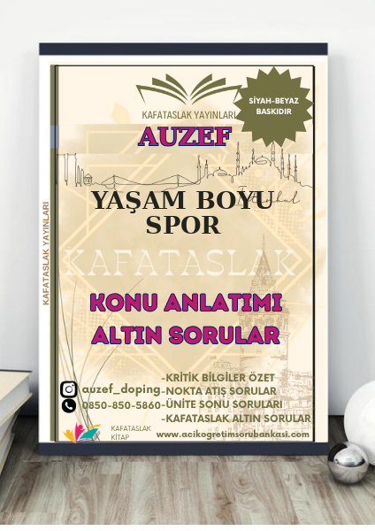Yaşam Boyu Spor AUZEF İstanbul Üniversitesi (VİZE)