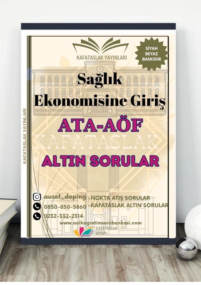 Sağlık Ekonomisine Giriş - Soru Bankası ATA-AÖF