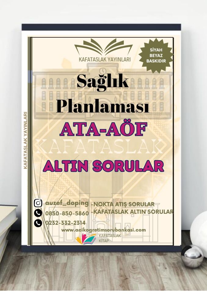 Sağlık Planlaması - Soru Bankası ATA-AÖF