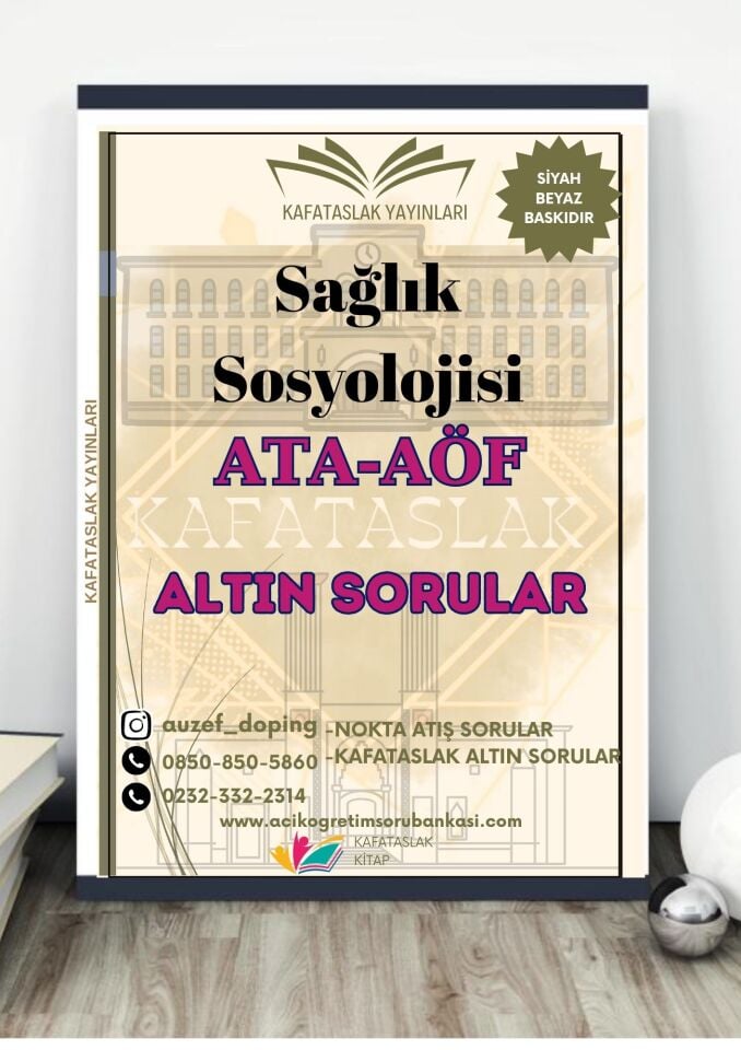 Sağlık Sosyolojisi - Soru Bankası ATA-AÖF