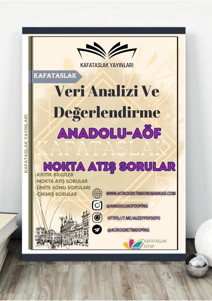 Veri Analizi Ve Değerlendirme ANADOLU AÖF