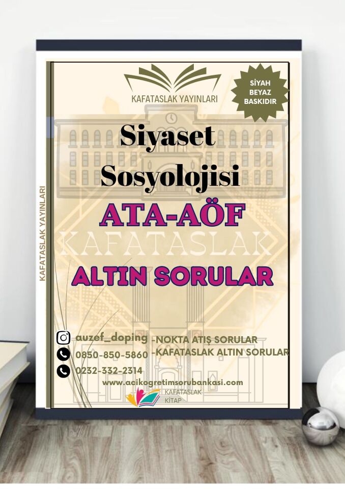 Siyaset Sosyolojisi - Soru Bankası ATA-AÖF