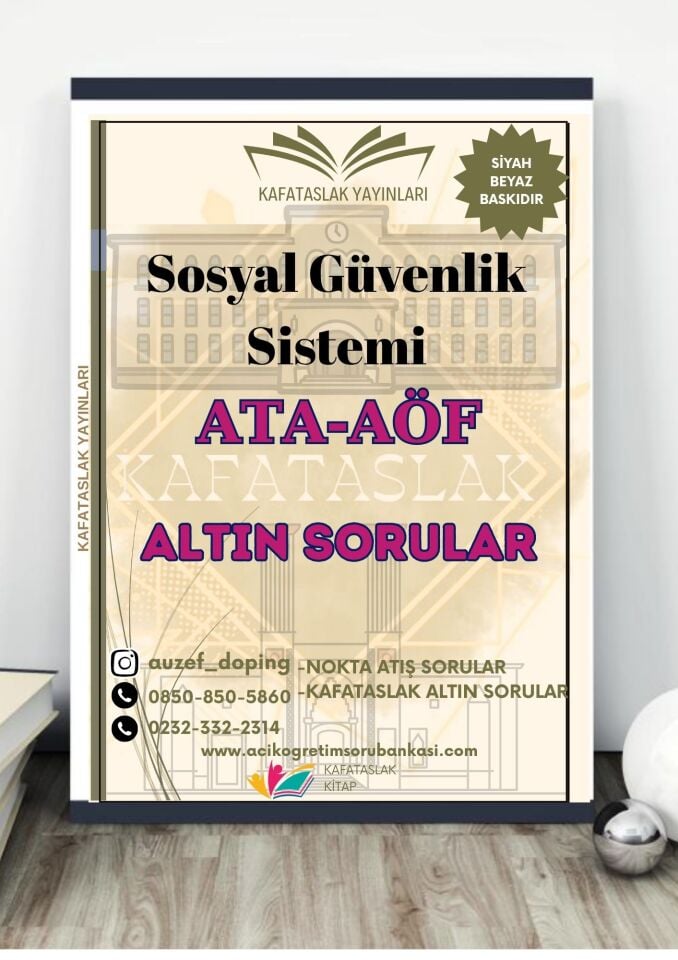 Sosyal Güvenlik Sistemi - Soru Bankası ATA-AÖF