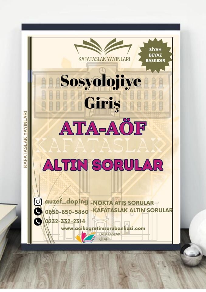 Sosyolojiye Giriş - Soru Bankası ATA-AÖF
